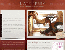 Tablet Screenshot of kateperry.com